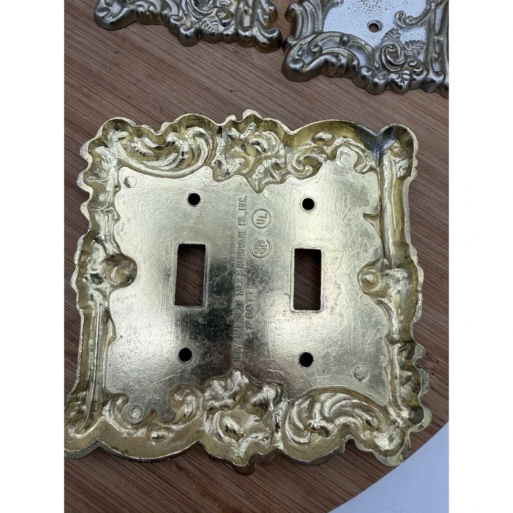 Lot Of 5 American Tack & Hardware Co. Outlet & Light Switch Plate Covers 1967